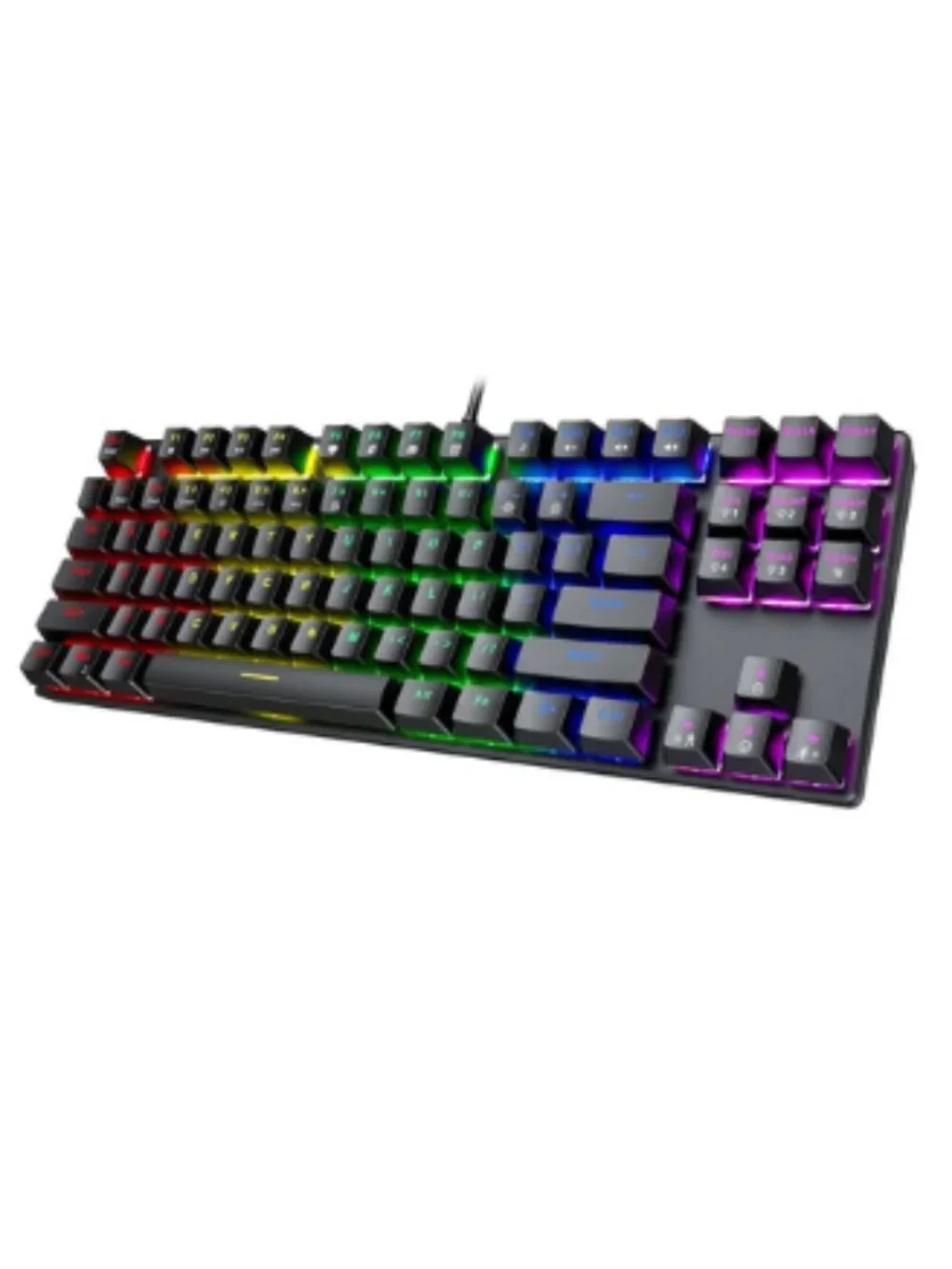 PICTEK PC244A Mechanical Gaming Keyboard Blue Switch RGB Backlit